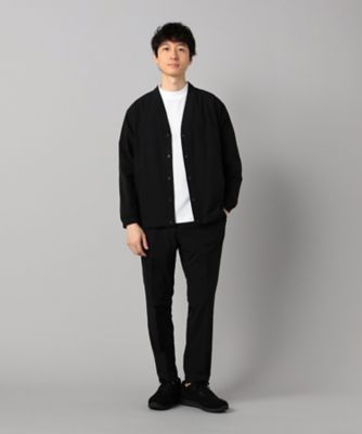 COMME CA MEN BLACK】4WAYテック カーディガン