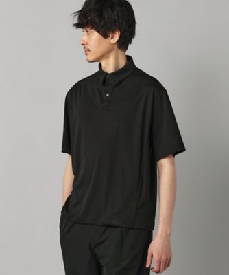 COMME CA MEN BLACK】ドライテック 半袖ポロシャツ
