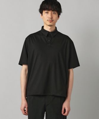 COMME CA MEN BLACK】ドライテック 半袖ポロシャツ