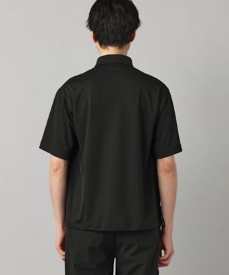COMME CA MEN BLACK】ドライテック 半袖ポロシャツ