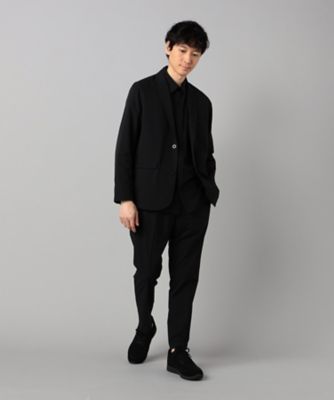 春夏オススメ！COMME CA MEN セットアップ(ジャケット&パンツ) 撥水】【COMME CA MEN BLACK】【セットアップ対応