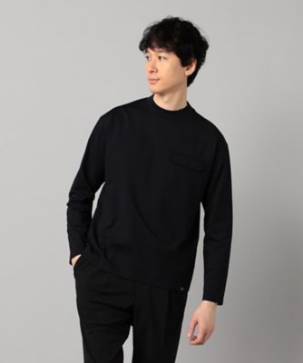 COMME CA MEN (Men) /コムサ・メン【COMME CA MEN BLACK】ドライテック 長袖Tシャツ(0700TM01) クロ トップス【三越伊勢丹/公式】