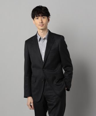 COMME CA MEN (Men) /コムサ・メン 【セットアップ対応】ウールシルク グレンチェック ジャケット(0701GK02)