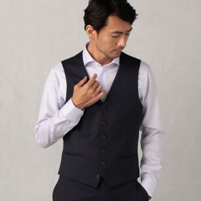 【ＣＥＲＲＵＴＩ　　Ｉ　Ｔｒａｖｅｌ】４ラインストライプ　セットアップベスト（０７０２ＶＡ０２）