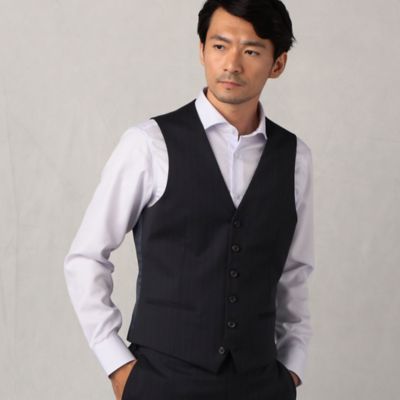 【ＣＥＲＲＵＴＩ　　Ｉ　Ｔｒａｖｅｌ】４ラインストライプ　セットアップベスト（０７０２ＶＡ０２）