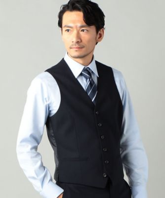 3ピース対応可】ウールポリエステル シャドーストライプスーツ 