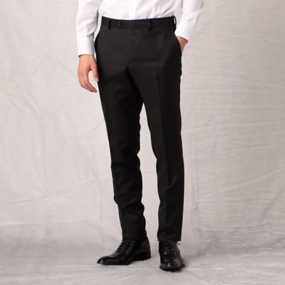 ＜COMME CA MEN (Men) ＞【ＣＥＲＲＵＴＩ／ＣＯＭＭＥ　ＣＡ　ＩＬ　ＰＲＩＮＣＩＰＥ】タータンチェック　セットアップ　スラックス（０７０３ＦＣ０２）