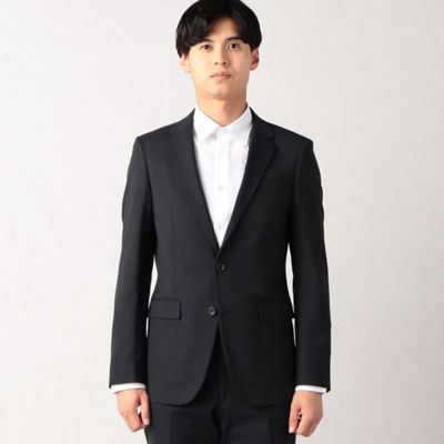 [新品]ポリエステルドビー　セットアップ　スーツ ポリエステルストレッチ ドビーセットアップジャケット