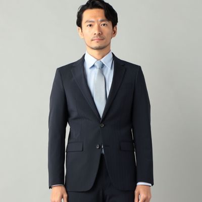 【セットアップ対応】ポリエステルストレッチ　ピンストライプ　ジャケット（０７０４ＧＧ０６）