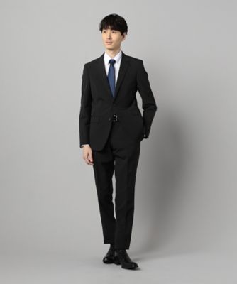 【セットアップ対応】尾州織り　ポリエステルストレッチ　ヘリンボーン　ジャケット（０７０４ＧＩ０６）