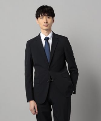 【セットアップ対応】尾州織り　ポリエステルストレッチ　ヘリンボーン　ジャケット（０７０４ＧＩ０６）