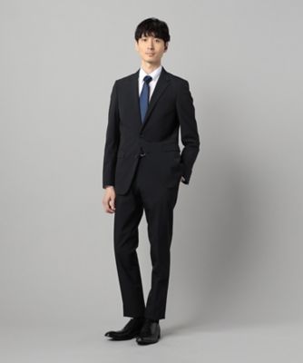 【セットアップ対応】尾州織り　ポリエステルストレッチ　ヘリンボーン　ジャケット（０７０４ＧＩ０６）
