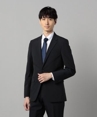 【セットアップ対応】尾州織り　ポリエステルストレッチ　ヘリンボーン　ジャケット（０７０４ＧＩ０６）