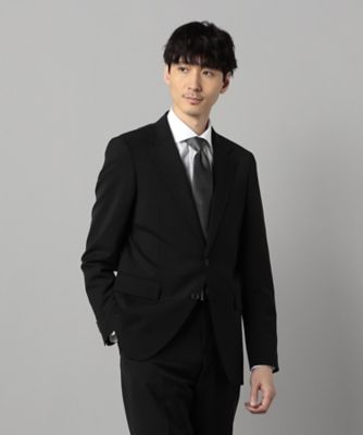 ＜COMME CA MEN (Men) ＞【セットアップ対応】尾州織り　ポリエステルストレッチ　ドビー　ジャケット（０７０４ＧＫ０５）