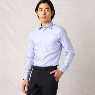 ＜COMME CA MEN (Men) ＞オックスフォード　レギュラーカラー　ドレスシャツ（０７０８ＨＣ０２）