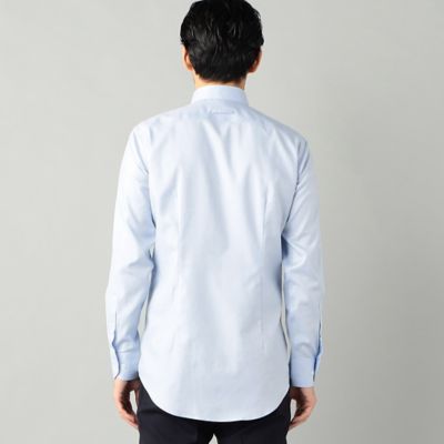 【形態安定加工】レギュラーカラー　カルゼドレスシャツ（０７０８ＨＧ０２）