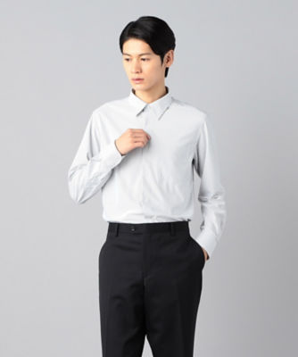 ＜COMME CA MEN (Men) ＞トリコットストライプＳＬＩＭＭＯＤＥＬ　レギュラーカラーシャツ（０７０８ＨＩ０５）