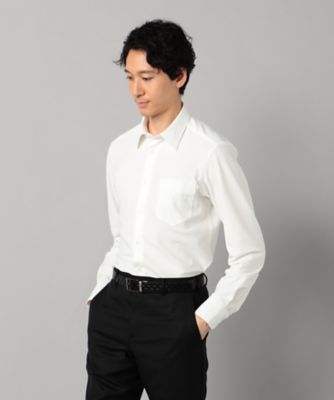 COMME CA MEN (Men) /コムサ・メン ソロテックス2WAYオックスフォード レギュラーカラーシャツ(0708HM05) シロ トップス【三越伊勢丹/公式】