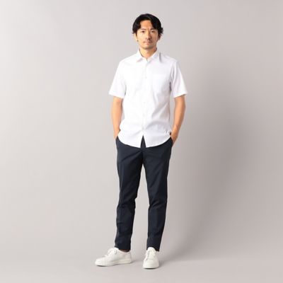 ぴーもかさま専用 形態安定】ストレッチドビー 半袖ドレスシャツ