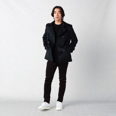 アンゴラ×ウールビーバー仕上げ　ピーコート（０７１０ＷＡ０２）