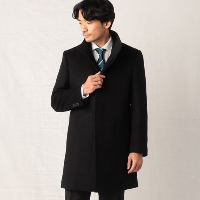 ＜COMME CA MEN (Men) ＞ウールビーバー　イタリアンカラーコート（０７１０ＷＥ０３）