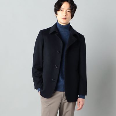 コムサデモード ウールコート ネイビー ウールビーバー ジャケットコート（0710WE10） | COMME CA MEN