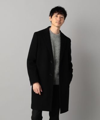 ABYTS ビーバーチェスターコート サイズ2 ブラック abyts BEAVERチェスターコートロングコート