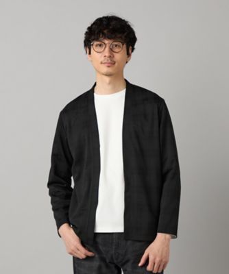 ＩＬ ＰＲＩＮＣＩＰＥジャージー 長袖ハッピカーディガン（０７１４ＣＯ０６） | COMME CA MEN (Men) /コムサ・メン |  三越伊勢丹オンラインストア・通販【公式】 [Taopagii] ロングカーディガン メンズ 長袖 開襟シャツ 夏 無地 薄い 軽い 通気 接触冷感 ひも付き カジュアル ゆっ