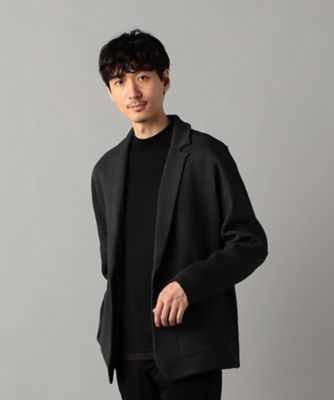 COMME CA MEN (Men) /コムサ・メン リブニット ジャケット(0714JI13)