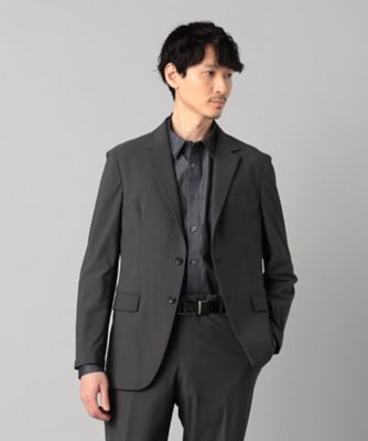 【セットアップ対応】福井編み　ナイロントリコットジャージー　シングルテーラードジャケット（０７１４ＪＫ１１）