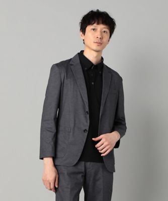 COMME CA MEN (Men) /コムサ・メン 【セットアップ対応】エアードットジャージープリント パッチポケットジャケット(0714JK27)