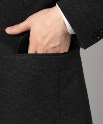 セットアップ対応】ハイゲージ千鳥 テーラードジャケット