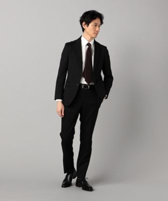 セットアップ対応】ポリエステルドビーストレッチ テーパードパンツ