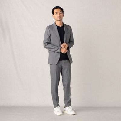 【ＬＡＮＡＴＥＣ／ラナテック】シャークスキンセットアップジャケット（０７１５ＪＣ０１）