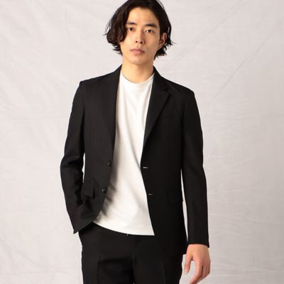 ＜COMME CA MEN (Men) ＞エンボスストライプ　セットアップジャケット（０７１５ＪＣ０６）
