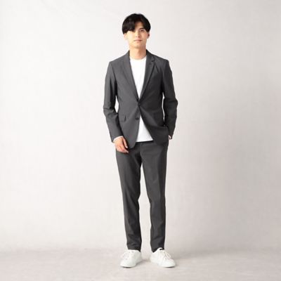 【セットアップ対応】千鳥柄ハイテンションストレッチ　ジャケット（０７１５ＪＥ０１）