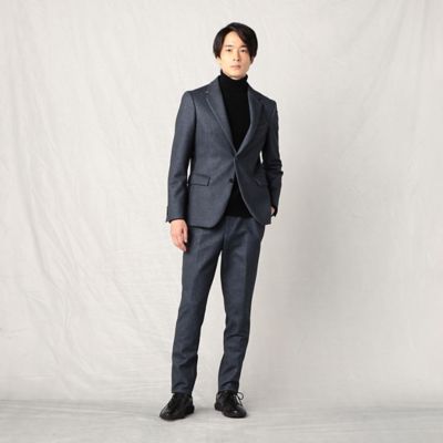 【セットアップ対応】ダウンファブリック・ツィードジャケット（０７１５ＪＥ０４）