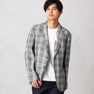 リネンチェック ジャケット（0715JY16） | COMME CA MEN (Men 