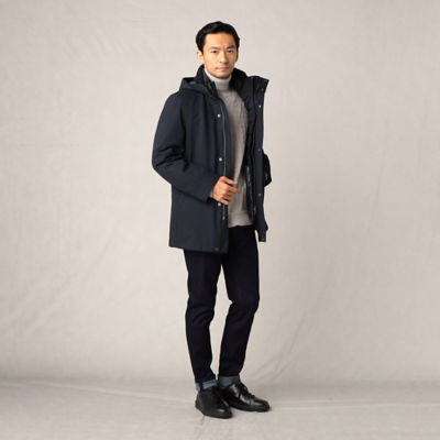 最終価格 HOMME PLISSE ウールライクコート 【公式通販】