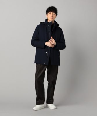 【未使用】COMME CA MEN コムサ・メン　3WAYコート 3WAY】ラミネート加工バーズアイ コート（0717MM01