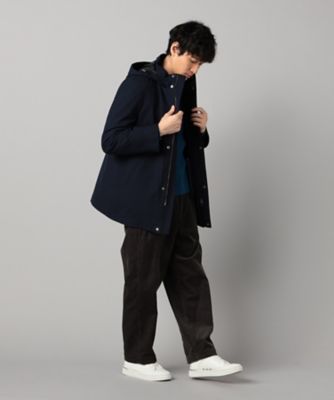 撥水・防風・透湿】【3WAY】ラミネート加工バーズアイ コート