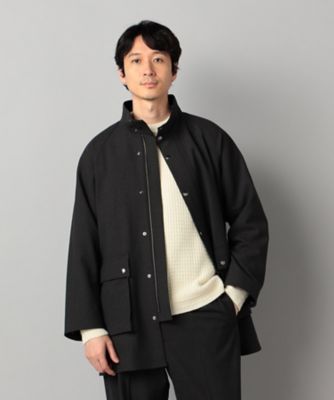 セットアップ対応】ソフトサーモ（R）グレンチェック スタンドカラー