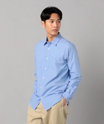 COMME CA MEN (Men) /コムサ・メン オーガニックコットン　ワッシャー加工　レギュラーカラーシャツ（０７１９ＩＫ２２）