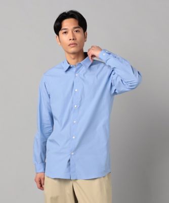 オーガニックコットン　ワッシャー加工　レギュラーカラーシャツ（０７１９ＩＫ２２）