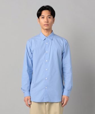 オーガニックコットン　ワッシャー加工　レギュラーカラーシャツ（０７１９ＩＫ２２）