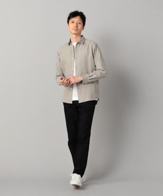 ビーガンスエード レギュラーカラーシャツ（0719IM06