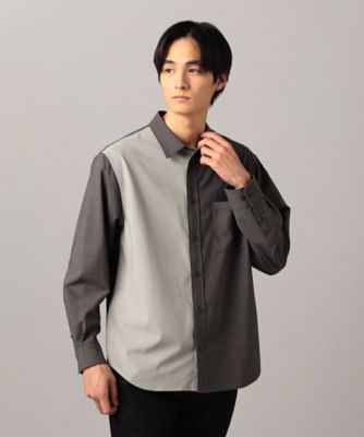 T／Rトロ カラーブロッキングシャツ（0719IM09） | COMME CA