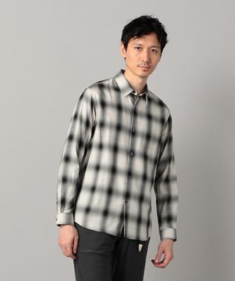 50s 黒ピン　ウールシャツ　オンブレ 新品】50s Swedish Army Type Pull Over Shirts BLACK スウェーデン軍