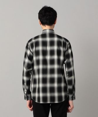オンブレチェック レギュラーカラーシャツ（0719IM12