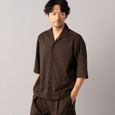 COS セットアップ S ストレッチツイル セットアップシャツ（0720IG08